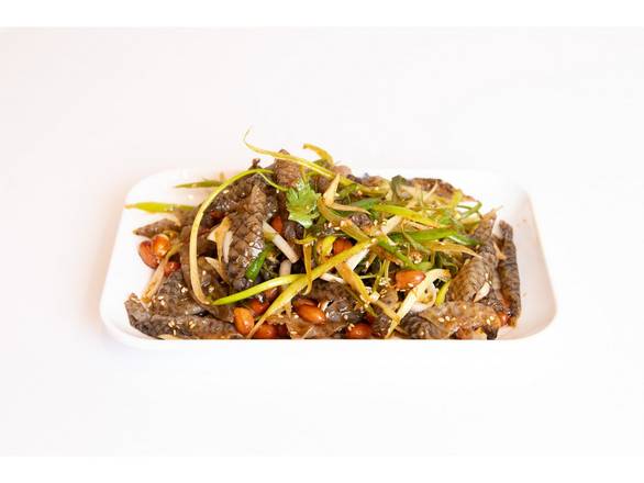 S20 Fish skin tossed with soy sauce and green onion / 順德涼拌魚皮 S20